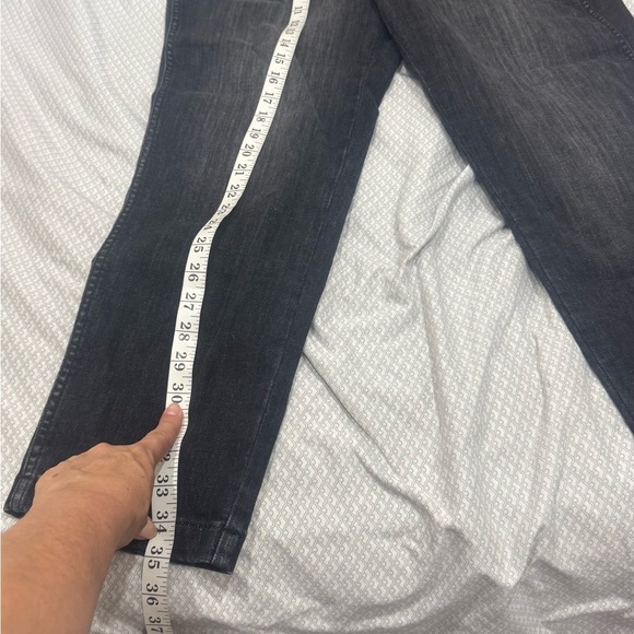 White House Black Market the straight crop dark Wash black jeans size 12 (3x$15) - Picture 8 of 11